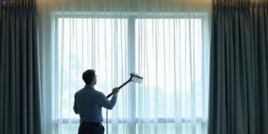 Commercial drapes cleaning service moreland-vic hotels offices