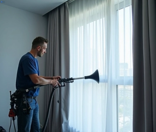 Professional drapes cleaning process tools Matty Curtain Cleaning moreland-vic