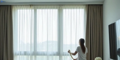 Delicate sheer drape cleaning moreland-vic Matty Curtain Cleaning